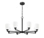 Z-Lite - 7004-8MB - Eight Light Chandelier - Oren - Matte Black