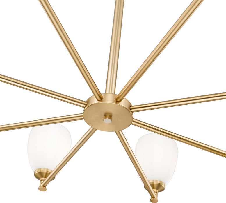 Z-Lite - 7004-8MGLD - Eight Light Chandelier - Oren - Modern Gold