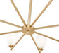 Z-Lite - 7004-8MGLD - Eight Light Chandelier - Oren - Modern Gold