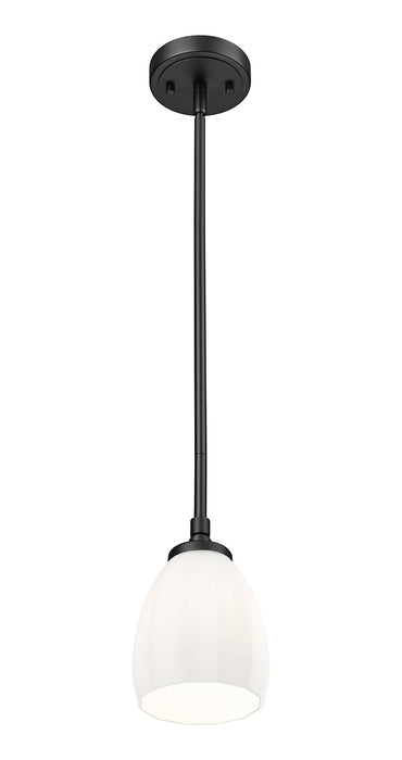 Z-Lite - 7004P5-MB - One Light Pendant - Oren - Matte Black