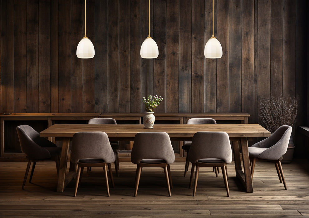 Z-Lite - 7004P8-MGLD - One Light Pendant - Oren - Modern Gold