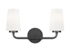 Z-Lite - 7005-2V-MB - Two Light Vanity - Montford - Matte Black
