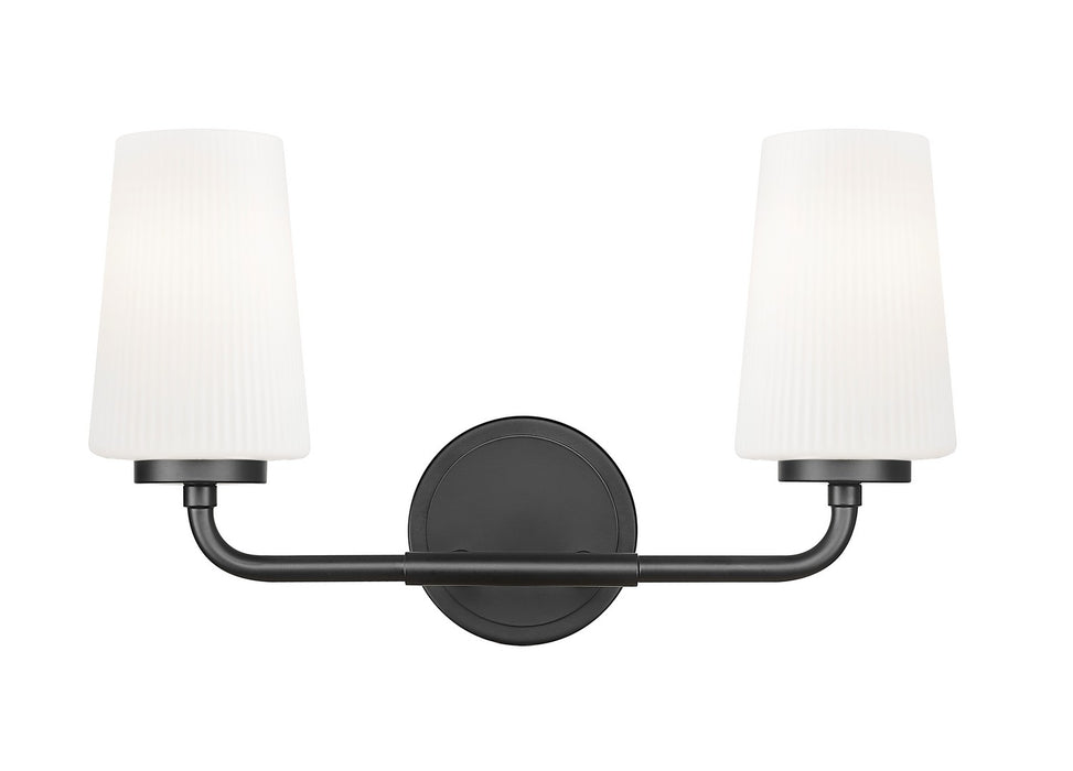 Z-Lite - 7005-2V-MB - Two Light Vanity - Montford - Matte Black