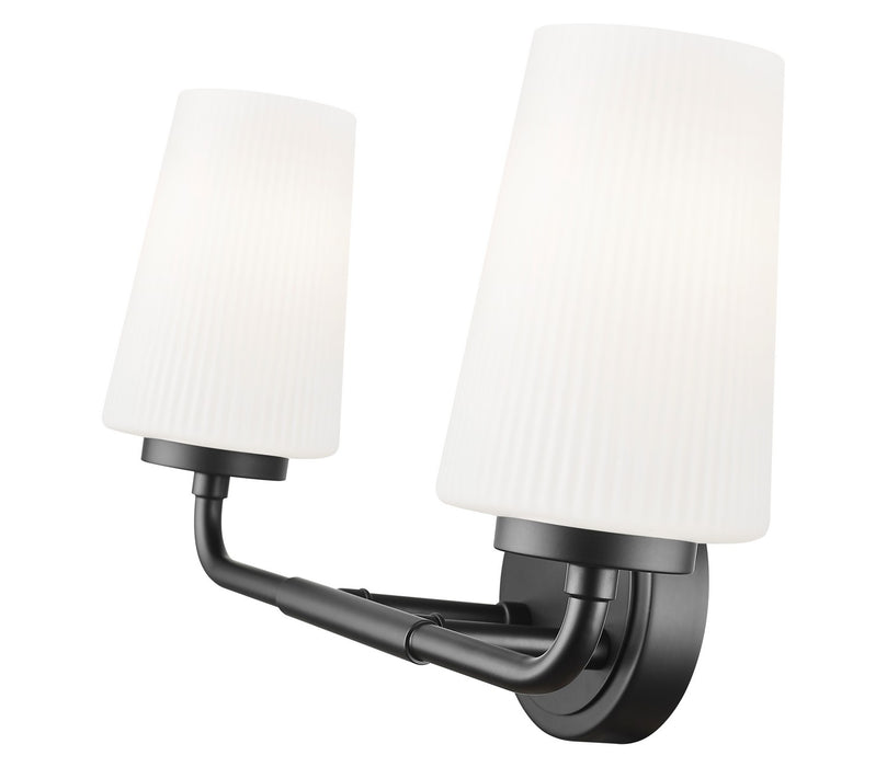 Z-Lite - 7005-2V-MB - Two Light Vanity - Montford - Matte Black
