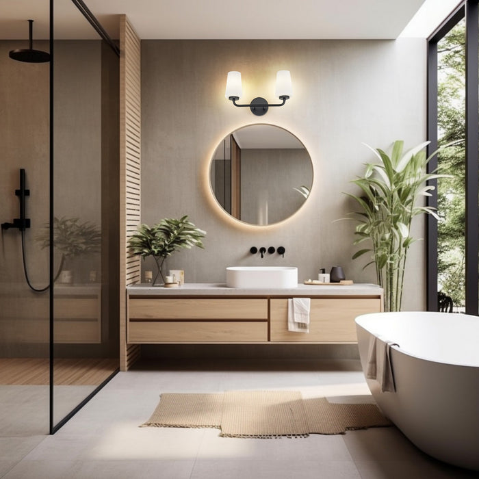 Z-Lite - 7005-2V-MB - Two Light Vanity - Montford - Matte Black