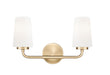 Z-Lite - 7005-2V-MGLD - Two Light Vanity - Montford - Modern Gold