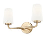 Z-Lite - 7005-2V-MGLD - Two Light Vanity - Montford - Modern Gold