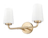 Z-Lite - 7005-2V-MGLD - Two Light Vanity - Montford - Modern Gold