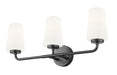 Z-Lite - 7005-3V-MB - Three Light Vanity - Montford - Matte Black