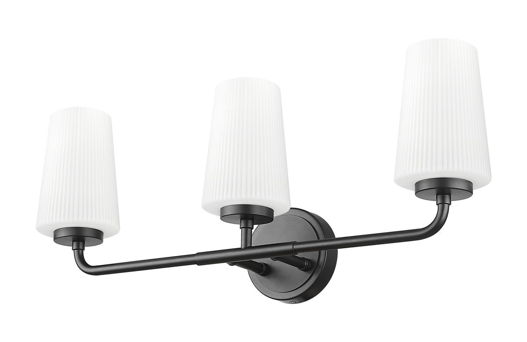 Z-Lite - 7005-3V-MB - Three Light Vanity - Montford - Matte Black