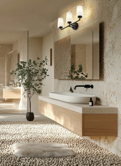 Z-Lite - 7005-3V-MB - Three Light Vanity - Montford - Matte Black