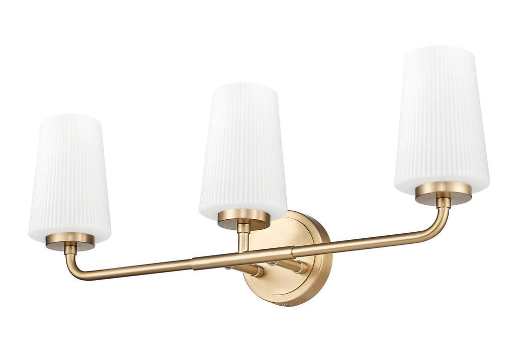 Z-Lite - 7005-3V-MGLD - Three Light Vanity - Montford - Modern Gold