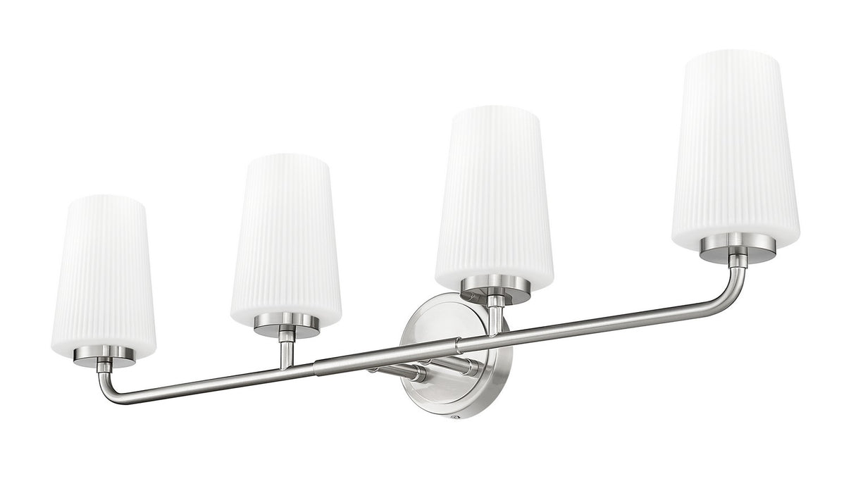 Z-Lite - 7005-4V-BN - Four Light Vanity - Montford - Brushed Nickel