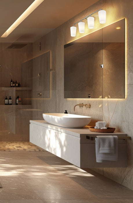 Z-Lite - 7005-4V-BN - Four Light Vanity - Montford - Brushed Nickel