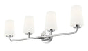 Z-Lite - 7005-4V-CH - Four Light Vanity - Montford - Chrome