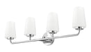 Z-Lite - 7005-4V-CH - Four Light Vanity - Montford - Chrome