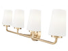 Z-Lite - 7005-4V-MGLD - Four Light Vanity - Montford - Modern Gold