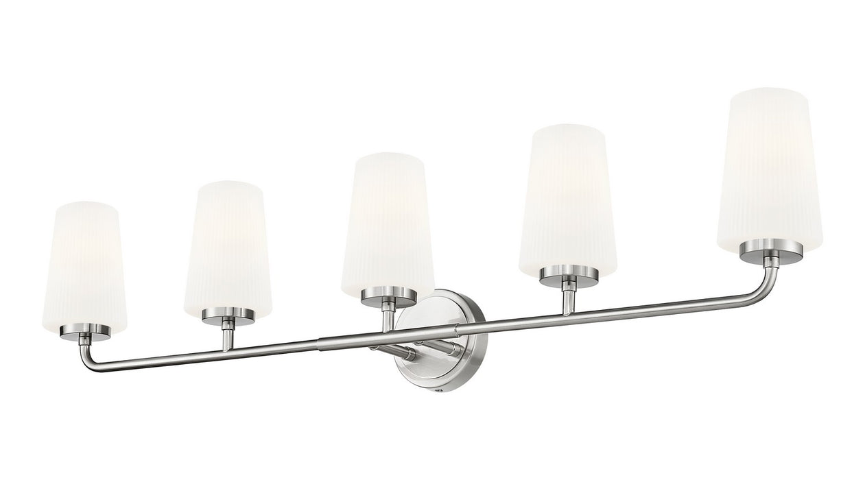 Z-Lite - 7005-5V-BN - Five Light Vanity - Montford - Brushed Nickel