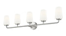 Z-Lite - 7005-5V-BN - Five Light Vanity - Montford - Brushed Nickel