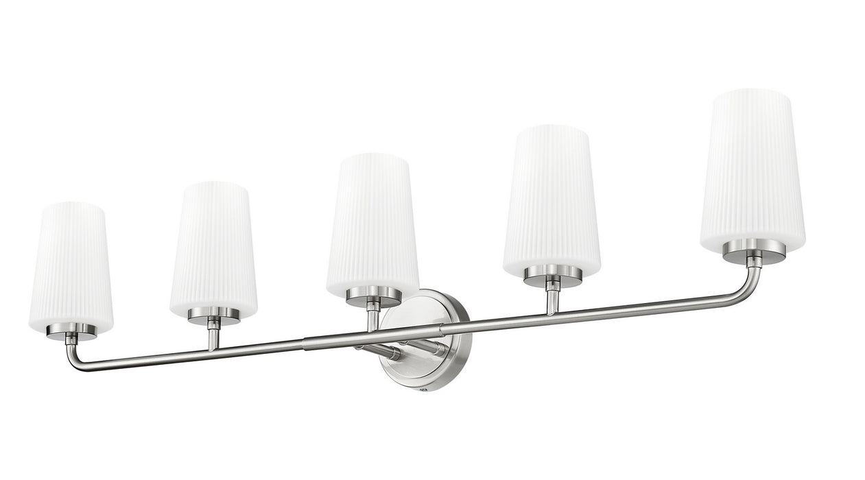 Z-Lite - 7005-5V-BN - Five Light Vanity - Montford - Brushed Nickel