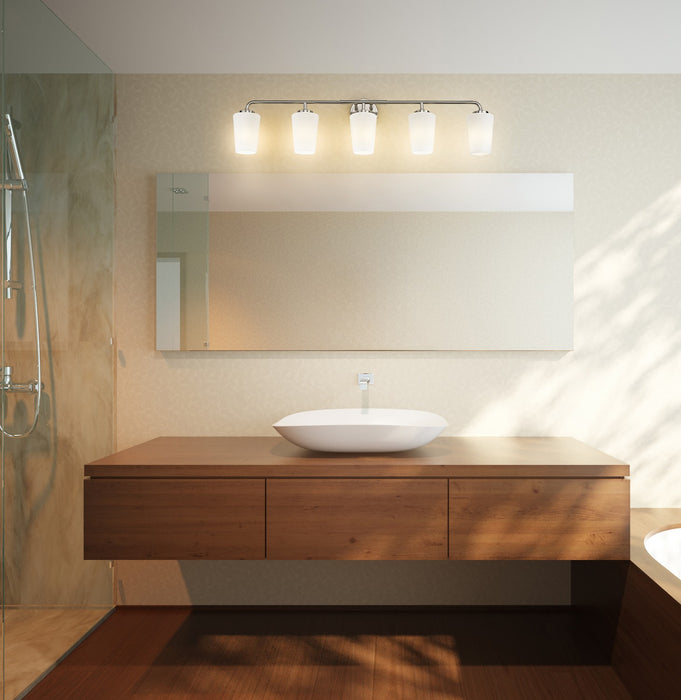 Z-Lite - 7005-5V-BN - Five Light Vanity - Montford - Brushed Nickel