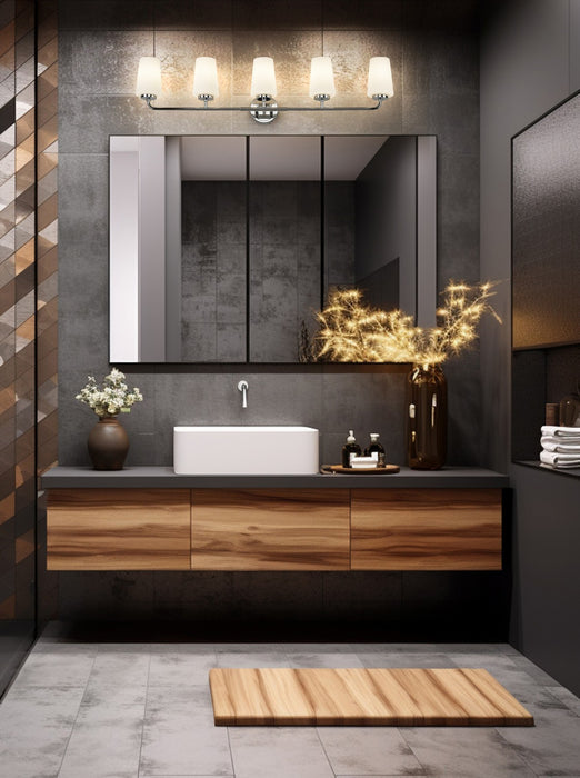 Z-Lite - 7005-5V-CH - Five Light Vanity - Montford - Chrome