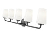 Z-Lite - 7005-5V-MB - Five Light Vanity - Montford - Matte Black