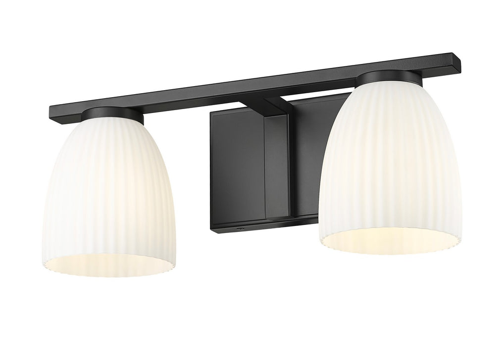 Z-Lite - 7518-2V-MB - Two Light Vanity - Naya - Matte Black
