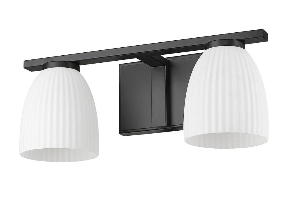 Z-Lite - 7518-2V-MB - Two Light Vanity - Naya - Matte Black