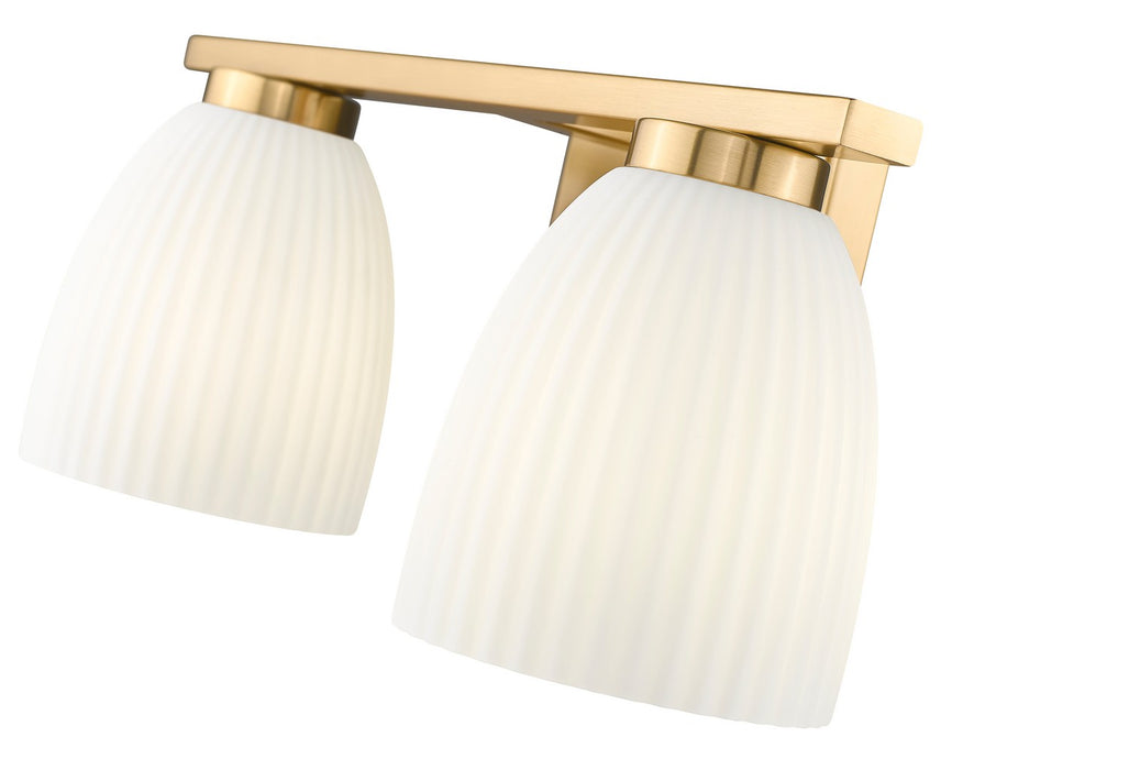 Z-Lite - 7518-2V-MGLD - Two Light Vanity - Naya - Modern Gold