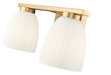 Z-Lite - 7518-2V-MGLD - Two Light Vanity - Naya - Modern Gold