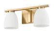 Z-Lite - 7518-2V-MGLD - Two Light Vanity - Naya - Modern Gold
