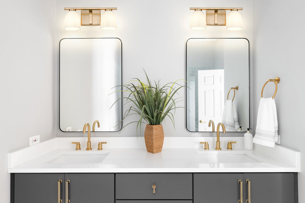 Z-Lite - 7518-2V-MGLD - Two Light Vanity - Naya - Modern Gold