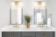 Z-Lite - 7518-2V-MGLD - Two Light Vanity - Naya - Modern Gold