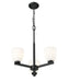 Z-Lite - 7518-3MB - Three Light Chandelier - Naya - Matte Black