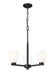 Z-Lite - 7518-3MB - Three Light Chandelier - Naya - Matte Black