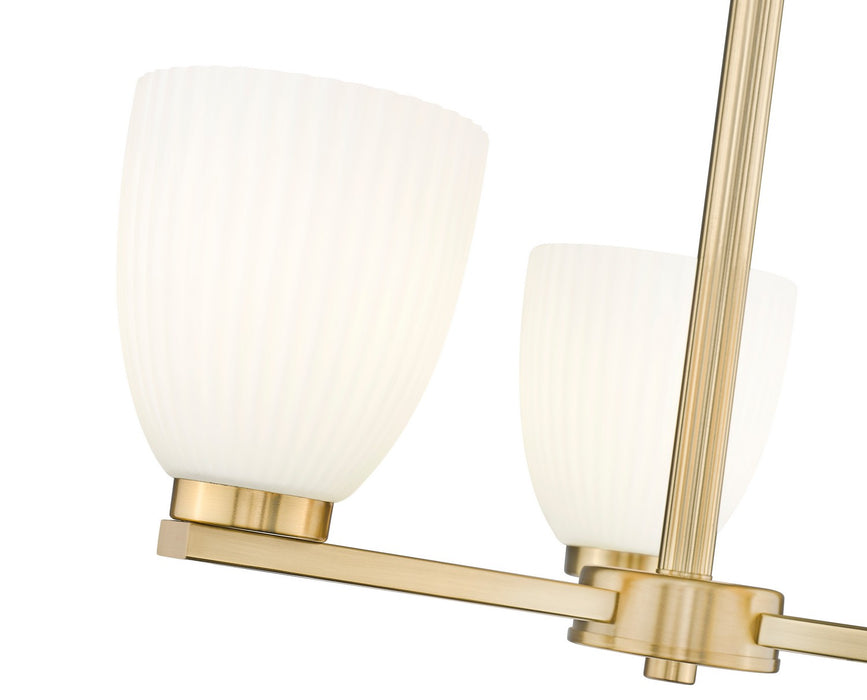 Z-Lite - 7518-3MGLD - Three Light Chandelier - Naya - Modern Gold