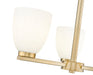 Z-Lite - 7518-3MGLD - Three Light Chandelier - Naya - Modern Gold