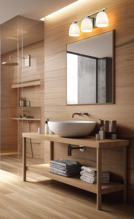 Z-Lite - 7518-3V-BN - Three Light Vanity - Naya - Brushed Nickel