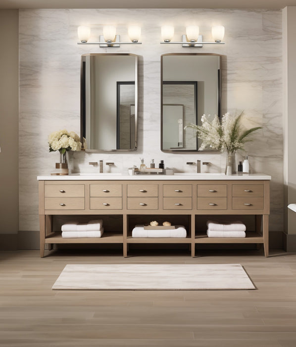 Z-Lite - 7518-3V-BN - Three Light Vanity - Naya - Brushed Nickel