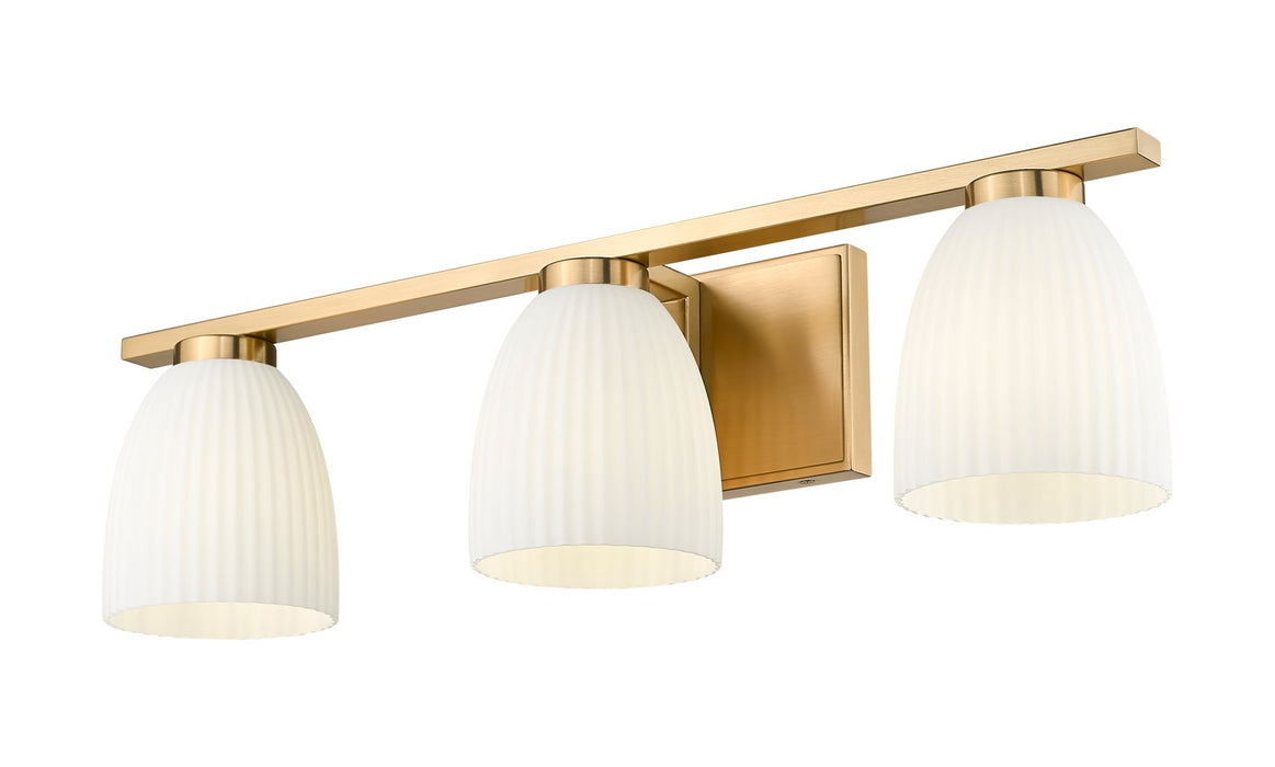 Z-Lite - 7518-3V-MGLD - Three Light Vanity - Naya - Modern Gold