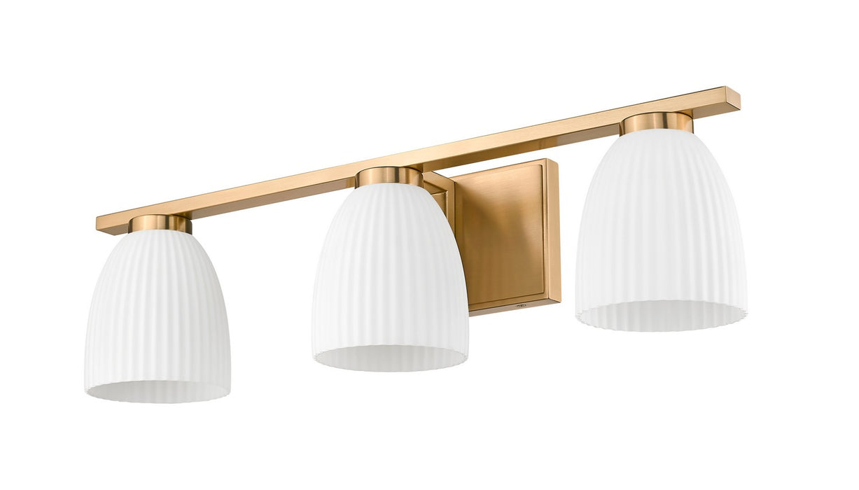 Z-Lite - 7518-3V-MGLD - Three Light Vanity - Naya - Modern Gold