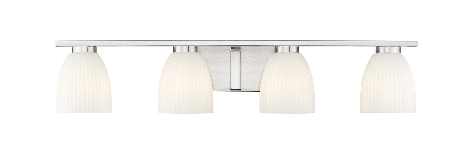 Z-Lite - 7518-4V-BN - Four Light Vanity - Naya - Brushed Nickel