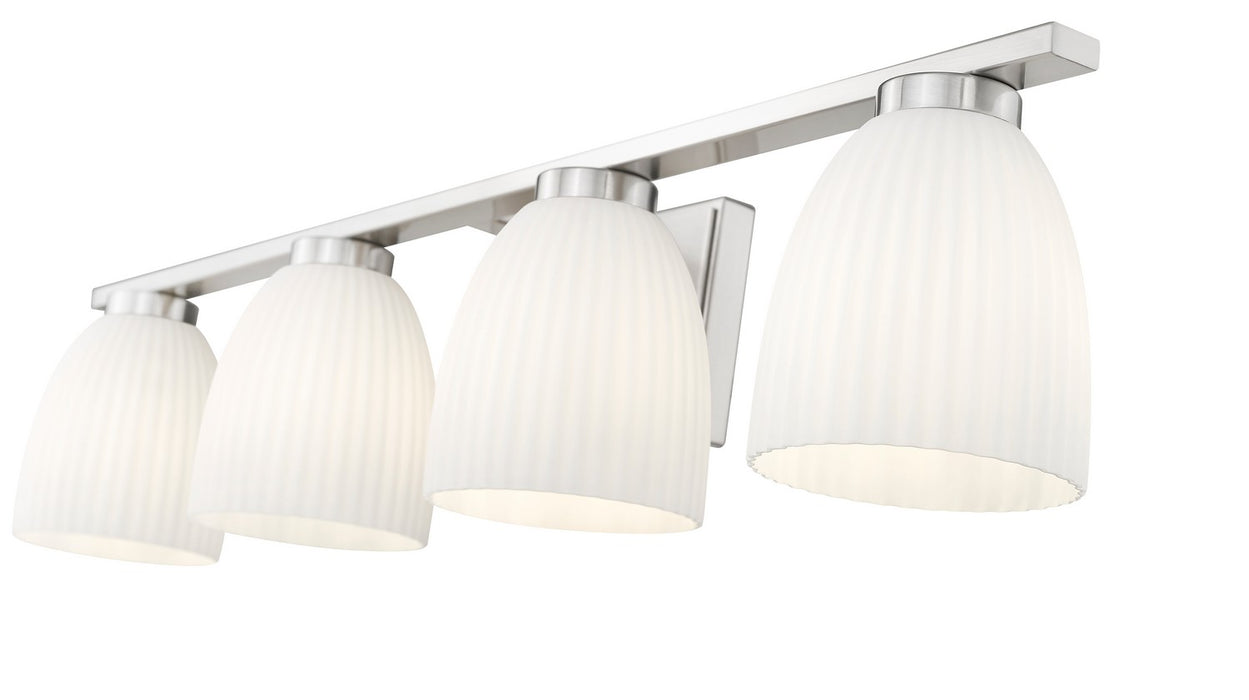 Z-Lite - 7518-4V-BN - Four Light Vanity - Naya - Brushed Nickel