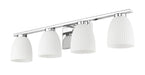 Z-Lite - 7518-4V-CH - Four Light Vanity - Naya - Chrome