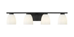 Z-Lite - 7518-4V-MB - Four Light Vanity - Naya - Matte Black