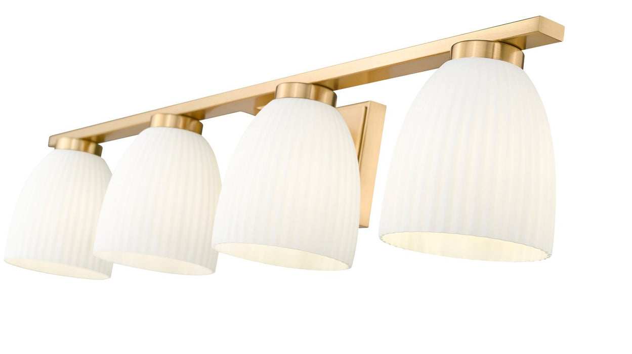 Z-Lite - 7518-4V-MGLD - Four Light Vanity - Naya - Modern Gold