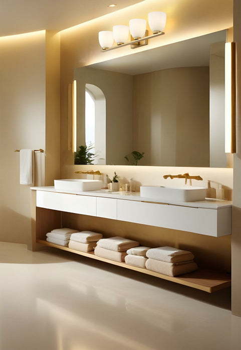 Z-Lite - 7518-4V-MGLD - Four Light Vanity - Naya - Modern Gold