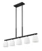 Z-Lite - 7518-5L-MB - Five Light Linear Chandelier - Naya - Matte Black