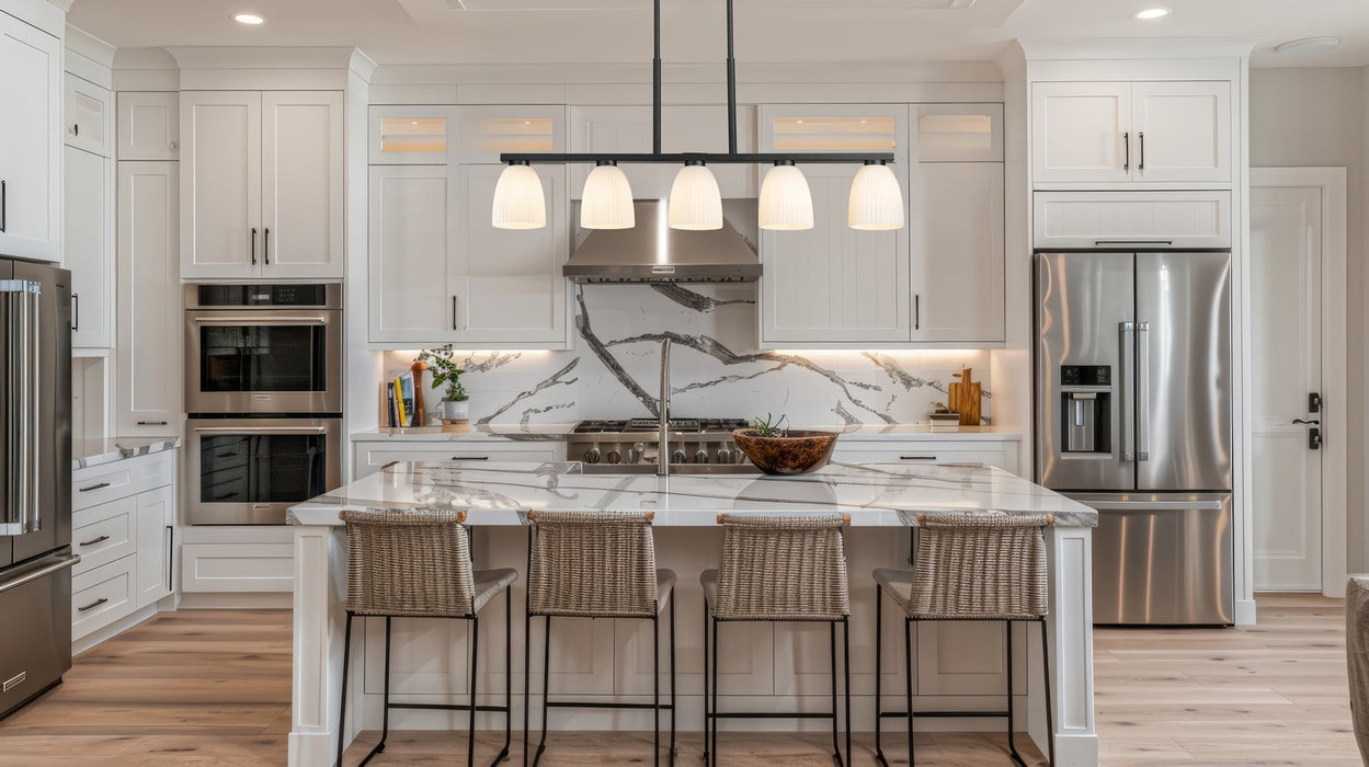 Z-Lite - 7518-5L-MB - Five Light Linear Chandelier - Naya - Matte Black